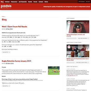 Preview of PADSIS Members' blog