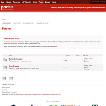 Preview of PADSIS Members' forum