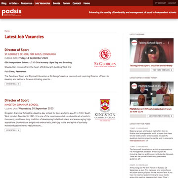 Preview of PADSIS Members' job vacancies